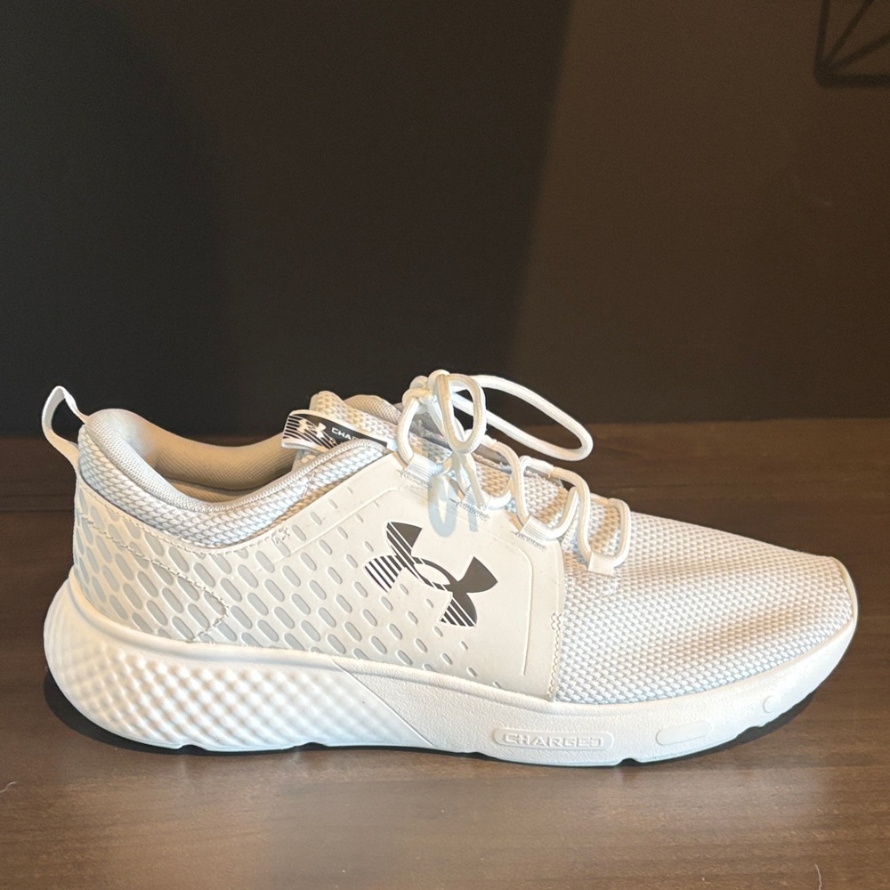 Under Armour White Charged Sneakers